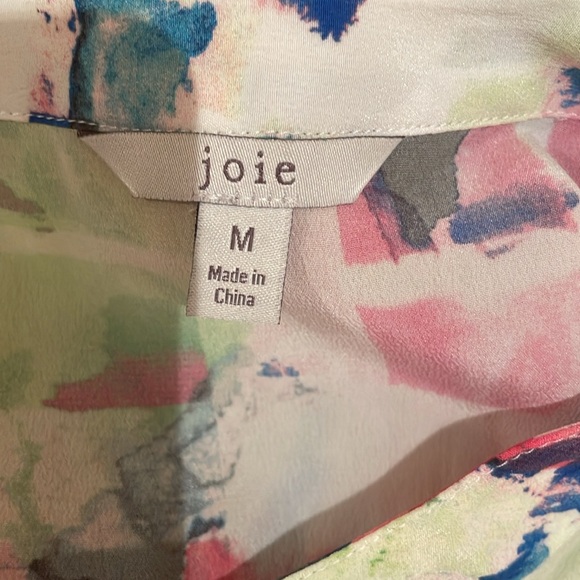Joie Hayden Moni Silk Sleeveless Printed Dress - Picture 4 of 4